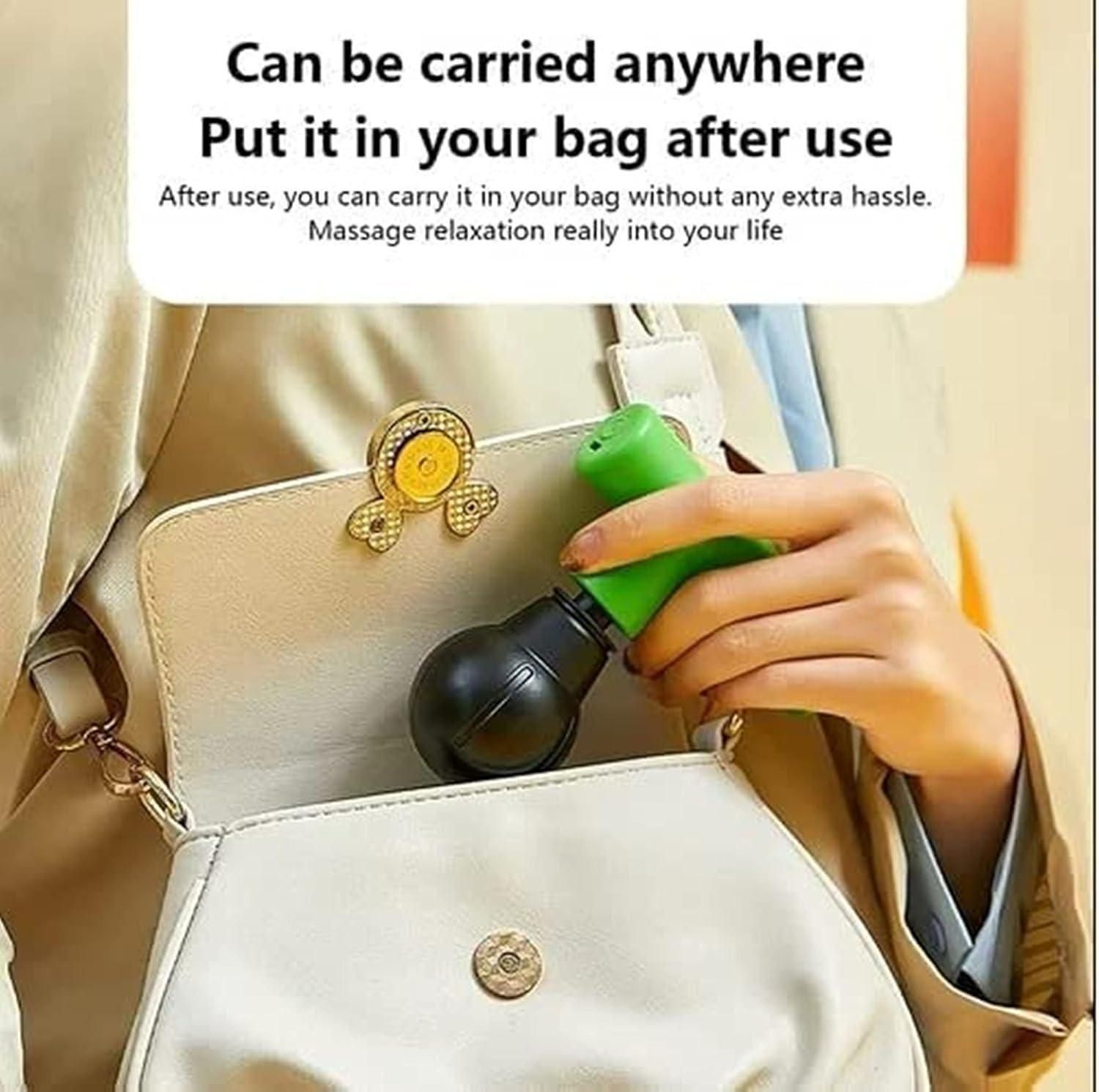 Portable Mini Massage Gun – Deep Tissue Muscle Relaxation Massager