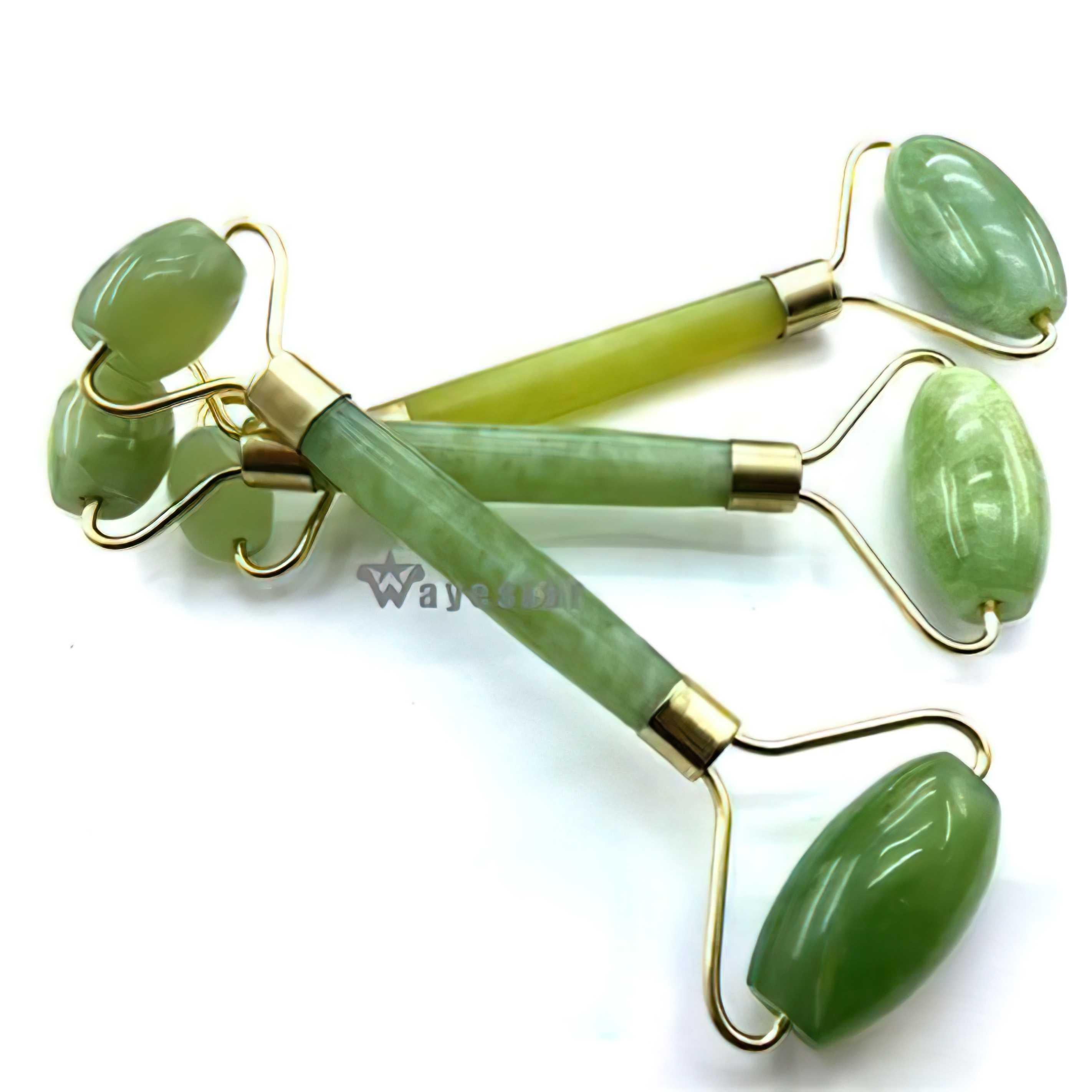 Natural Jade Face Roller & Gua Sha Massager – Facial Skin Care Tool